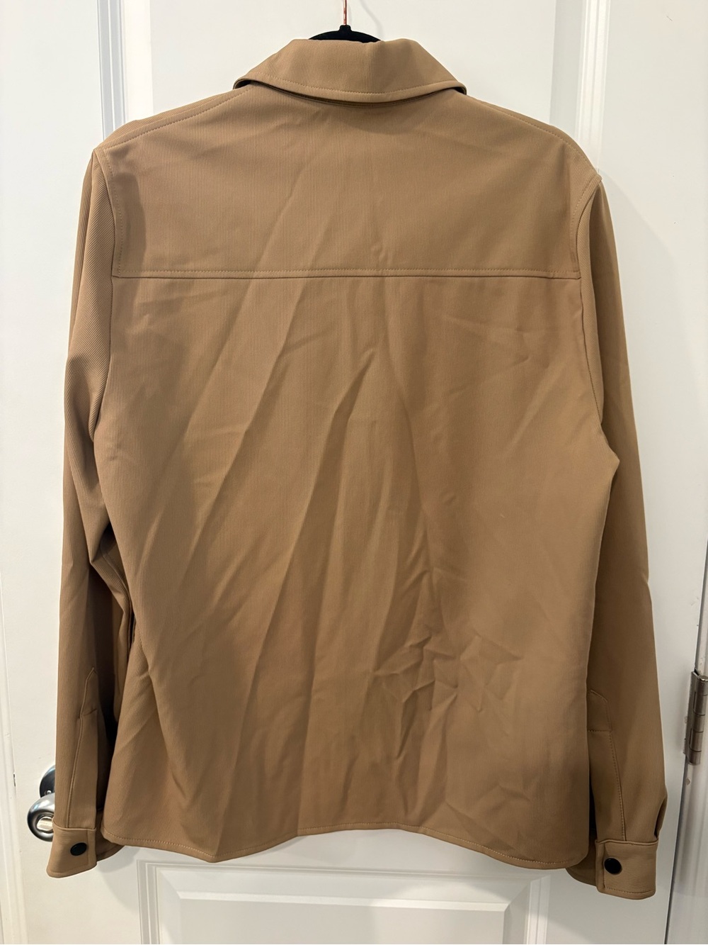 Zara Men's Beige Zip-Up Shirt Jacket - Picture 2 of 3